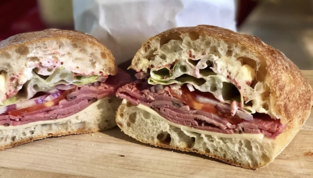 Grab and Go second image-optimized A grab and go sandwich available for sale at The Brown Jug